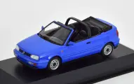 Модель коллекционная MAXICHAMPS Vw volkswagen golf 3 convertible 1997 blue