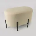Пуфик пуф SAMOYLOV MEBEL в прихожую. Банкетка для прихожей бежевая