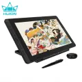 Графический планшет HUION Kamvas 16 2021, монитор с экраном 15,6 дюйма, цифровой планшет для Android устройств, ПК Win Mac, Black With Stand