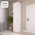 Шкаф-пенал для одежды Нонтон Село белый 50 см