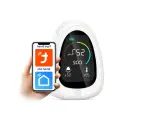 Умный многофункциональный датчик Tuya Wi-Fi детектор воздуха 4 в 1 Мод: HT-WT 01/41 (CO2) (U60679VA): углекислый газ (CO2), влажность, температура,