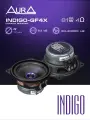 Колонки автомобильные AurA INDIGO-GF4X / коаксиальные динамики 10 см (4 дюйма) / 2шт.