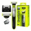 Триммер для бороды Philips OneBlade QP2730/20, 5 установок длины, время работы до 60 мин, цвета лайма