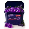 Капсулы для стирки EcoWash с антибактериальным эффектом, Лаванда, 100 штук
