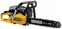 Бензопила STEHER 45 см3 2.4 л. с. 1.8 кВт 40 см шина 11000 об/мин 550 мл топливный бак