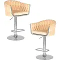 Набор 2 шт. Стул барный DOBRIN MARCEL, LM-9692, бежевый велюр (MJ9-10)