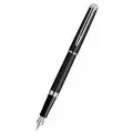 Ручка перьев. Waterman Hemisphere (CWS0920810) Matte Black CT F сталь нержавеющая подар. кор.