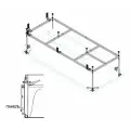 Металлический каркас Cezares (Цезарис) для акриловой ванны ECO, MODENA, PLANE EMP-170-75-MF-R