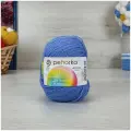Пряжа Детский каприз (Пехорка), Т. Голубой - 15, 50% мериносовая шерсть, 50% фибра, 10 мотков, 50 г, 225 м.