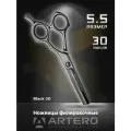 ARTERO Professional Ножницы парикмахерские Black 30 T65455 филировочные, 30 зубцов 5,5