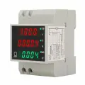 AC80 300V 100A Измеритель мощности на DIN-рейку Цифровой дисплей Напряжение Ток Время Мощность кВтч Многофункциональный вольтметр
