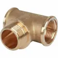 Тройник латунный ВНВ 1x1x1сантехнический