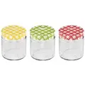 Банки для консервирования стеклянные TESCOMA DELLA CASA 400 мл, набор 3 шт, с крышкой