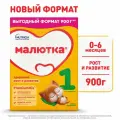 Молочная смесь Малютка 1 с рождения, 900г