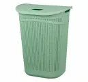 Корзина для белья Вязание 55л / фисташковый