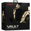 Беспроводные/проводные наушники ARDOR GAMING Vault, 7.1 Virtual, for PS5, Xbox Series X|S, бежевый