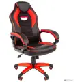 Кресло геймерское Chairman game 16 Россия экопремиум черный/красный