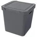 Для хранения Econova Luxe 18 л 1 серый 28.6 см 28.6 см 1 шт. 18 л 28.6 см без рисунка