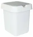 Контейнер для мусора «Квадра» 25 л белый