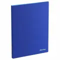 Папка с 20 вкладышами Berlingo Soft Touch Pro, 17мм, 700мкм, с внутр. карманом, синяя, внутр. голубая, софт-тач