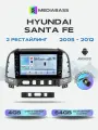 Магнитола для авто Hyundai Santa Fe 2 2005-2012. Андроид магнитола, 4/64ГБ с переходной рамкой. Хендай Санта Фе 2