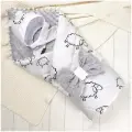 Конверт-одеяло Овечки + бант + шапочка, демисезон