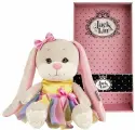 Игрушка мягкая Jack&Lin Зайка в радужном платье 250мм
