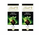 Шоколад тёмный с мятой Lindt Excellence Mint Intense 2 шт х 100 гр (Франция)