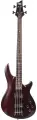 SCHECTER SGR C-4 BASS WSN - бас-гитара, 24 лада, с чехлом. Корпус: липа. Гриф: клен (крепление к корпусу на 6 винтах). Накладка грифа: палисандр. Звукосниматели: SGR By Schecter Diamond Bass . Регуляторы: 2V/2T. Цвет: матовый орех