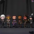 Фигурки героев чиби Балдур Гейт 3. Не окрашены 6 шт, высота 10 см. Оrigin chibi characters baldur s gate 3.