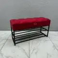 Банкетка в прихожую для обуви 100х35х55см с ящиком для хранения STEEL MEBEL (БПЧ-0К10) Обувница с сидением