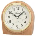 Будильник кварцевый с подсветкой и повтором сигнала гранат PT102-М1 цвет и фактура светлого дерева, размер 9,8х10,3 см