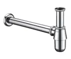 Сифон для раковины WasserKRAFT, Хром