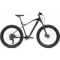 Велосипед горный полуфэт HORH ROCKET 27,5 Plus (2024), алюминиевая рама, цвет Black-Blue, рама 19, на рост 180-190 см