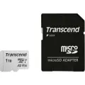 Флеш карта microSD 1TB Transcend microSDXC Class 10 UHS-I U3, V30, A2, (SD адаптер), TLC