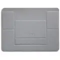 Переносная клейкая подставка для ноутбука Laptop Stand / 2 положения / Многоразовая / Cеребрянная