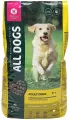 Корм сухой All Dogs для взрослых собак с курицей, 13кг