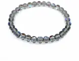 Браслет-нить Handinsilver ( Посеребриручку ), лабрадорит, 1 шт., размер 20 см, диаметр 6 см, голубой