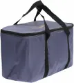 Термосумка складная фольгированная Cartage Т-11, объем 18 литров, размер 35х21х24 см, сохраняет холод и тепло, цвет серый