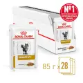 Royal Canin Urinary S/O влажный корм для кошек при заболеваниях отдела мочевыделительной системы, кусочки в соусе 85гр х 28шт