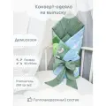 Конверт-одеяло демисезон детский на выписку с поясом 90х90 см.
