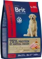 BRIT PREMIUM DOG ADULT LARGE & GIANT для взрослых собак крупных и гигантских пород с курицей (3 кг)