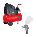Набор FUBAG: Компрессор безмасляный OL 195/24 CM1.5 + Краскораспылитель BASIC G600/1.5 HP