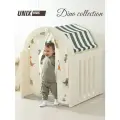 Домик палатка детская игровая UNIX Kids Dino / Дино для детей, для дома и улицы, дачи, пластиковый, игрушечный 80х80х108 см, зеленый