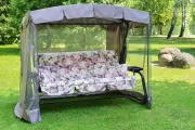 Садовые качели OLSA Турин-2 с913, 3-х местные, с москитной сеткой, нагрузка до 280 кг,