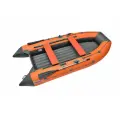 Лодка надувная ПВХ под мотор ROGER Trofey 3500, лодка роджер НДНД (оранжевый-графитовый комбинированный)