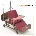 Медицинская кровать-кресло с ушками MET REALTA для сна в положении сидя, с регулировкой высоты, с переворотом и туалетом
