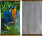 Обогеватель настенный инфракрасный электрообогреватель-картина Домашний Очаг Попугаи 500 Вт, 105х60 см