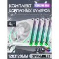 Вентилятор для корпуса 120 мм *4 шт RGB, Вентиляторы для ПК с fRGB подсветкой
