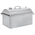 Коптильня KINGSMOKE Lux 450 с термометром и рёбрами жёсткости на дне (+термощуп в подарок)